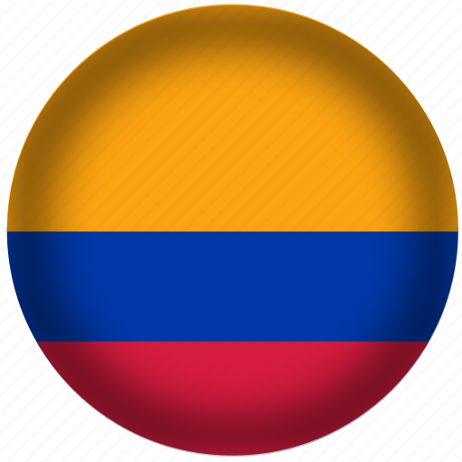 Colombia, flag, international, world icon - Download on Iconfinder