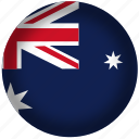australia, circle, flag, world