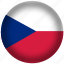 circle, czech republic, flag, world 