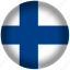 circle, finland, flag, world 