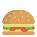 international, food, hamburger