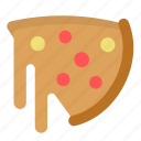 international, food, pizza slice
