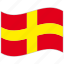 alphabet, international, letter r, maritime, nautical flag, romeo, waving flag 