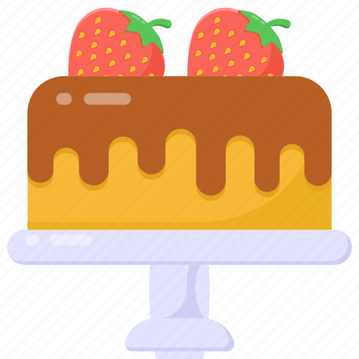 Dessert, cake, sweet food, bakery food, chocolate cake icon - Download on Iconfinder