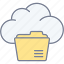 cloud, storage, data, folder