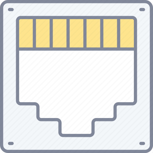 Ethernet, cable, plug, connector icon - Download on Iconfinder