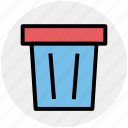 dustbin, garbage can, rubbish bin, trash can, waste bin