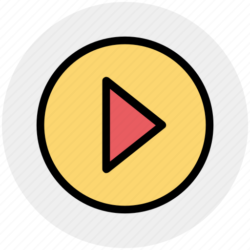 Multimedia, play, play button, player, resume, resume button icon - Download on Iconfinder