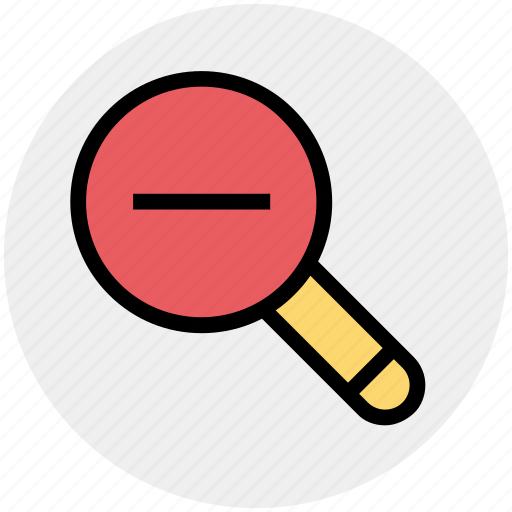 Magnifier, magnifying glass, search out, search tool, searching tool, zoom out icon - Download on Iconfinder