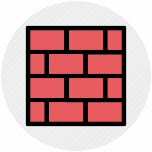Bricks, computer security, internet security, security wall concept, wall icon - Download on Iconfinder