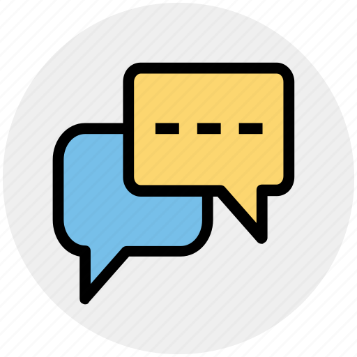 Chat, chat boxes, online chatting, online conversation, talk sign icon - Download on Iconfinder