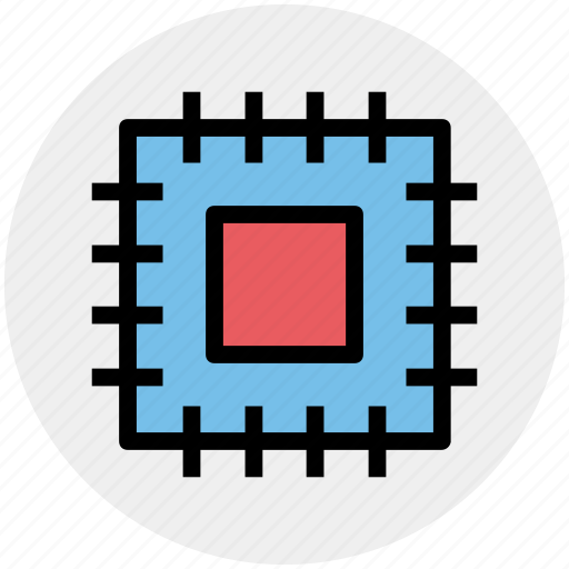 Central processor, chip, cpu chip, cpu., microchip, processor icon - Download on Iconfinder