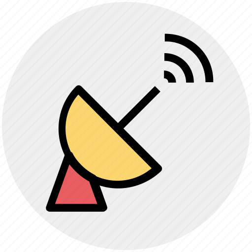 Antenna, dish, radar, satellite, signals icon - Download on Iconfinder