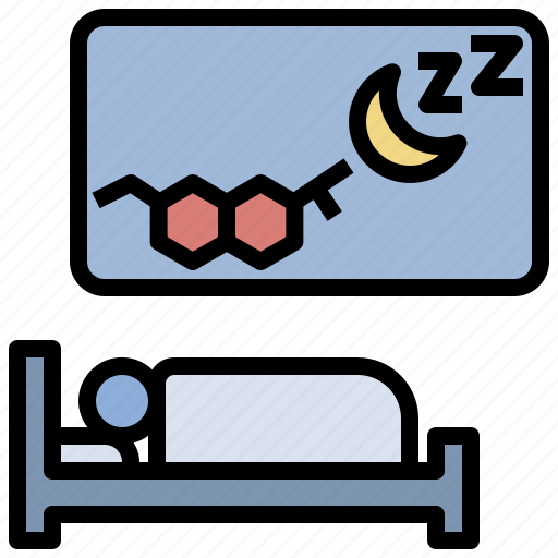 Melatonin, hormone, sleep, health, digital detox icon - Download on Iconfinder