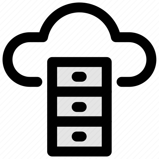 Hosting, server, storage, database, cloud icon - Download on Iconfinder