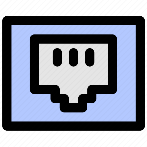 Internet, port, ethernet, socket icon - Download on Iconfinder