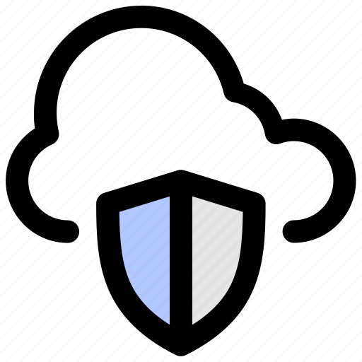 Security, shield, cloud, internet, protection icon - Download on Iconfinder