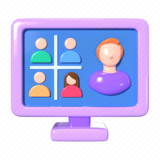 Webinar, call, discussion, web, meeting, video, internet icon - Download on Iconfinder