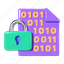 lock, digital, file, secret, safety, encryption, security, secure, binary 