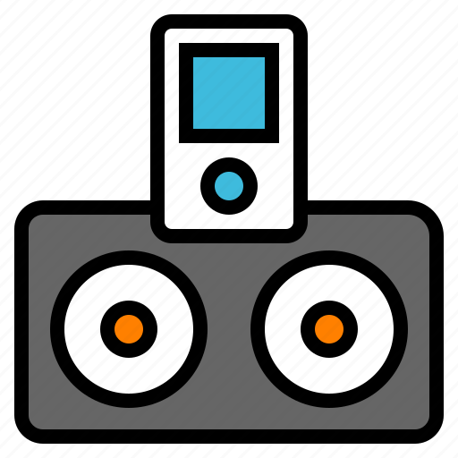 Audio, ipod, loudspeaker, music, sound icon - Download on Iconfinder