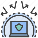antivirus, protect, shield, internet, security, computer, firewall