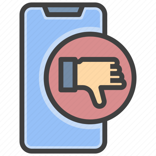 Cyberbullying, dislike, reaction, review, customer, satisfaction, feedback icon - Download on Iconfinder