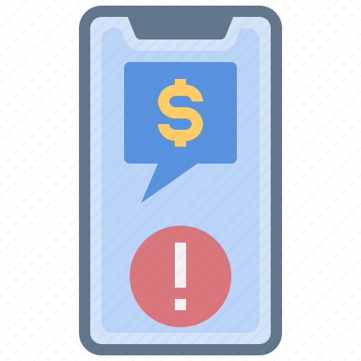 Scam, message, warning, phishing, expense, fraud icon - Download on Iconfinder