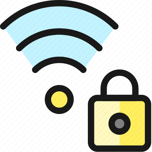 Wifi, lock icon - Download on Iconfinder on Iconfinder
