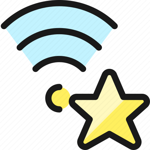 Wifi, star icon - Download on Iconfinder on Iconfinder