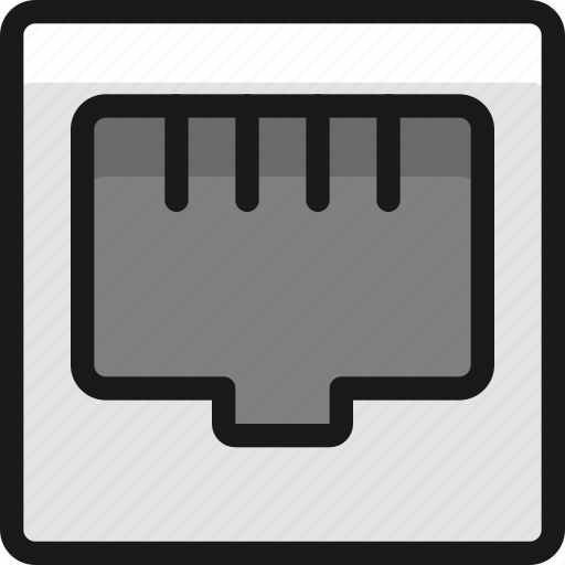 Ethernet, port icon - Download on Iconfinder on Iconfinder