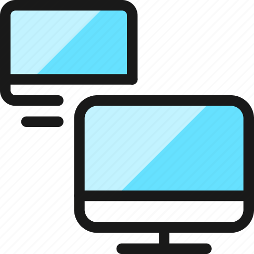 Monitor, transfer icon - Download on Iconfinder