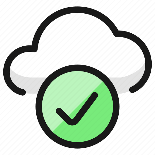 Cloud, check icon - Download on Iconfinder on Iconfinder