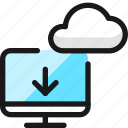 cloud, monitor, download