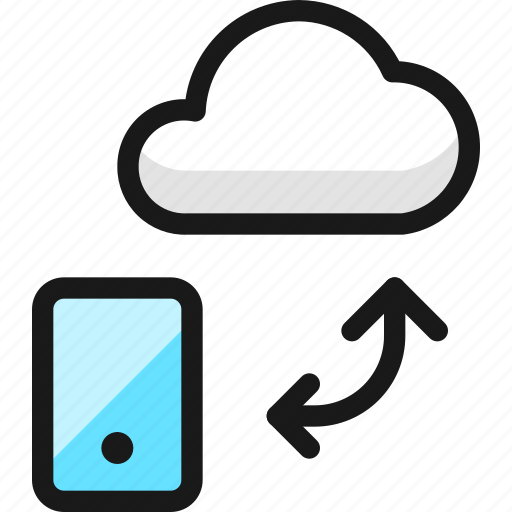 Cloud, phone, exchange icon - Download on Iconfinder