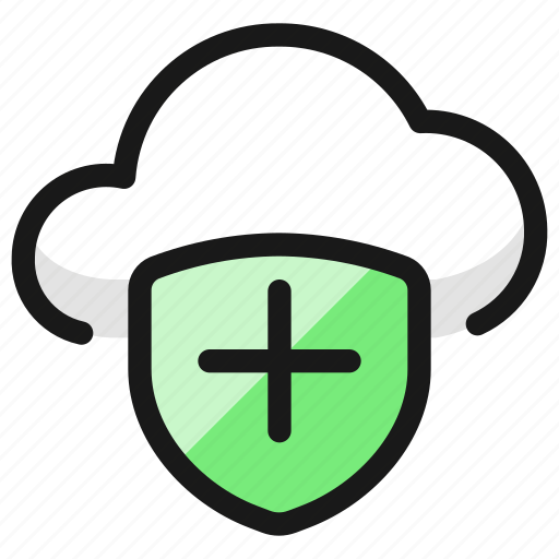 Cloud, shield icon - Download on Iconfinder on Iconfinder