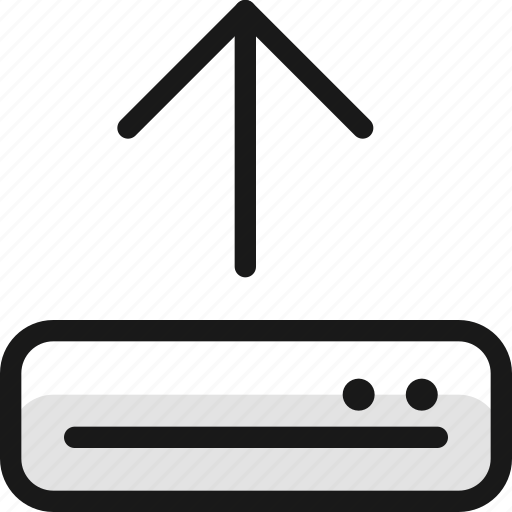 Harddrive, upload icon - Download on Iconfinder