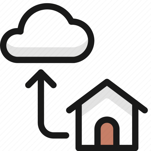 Home, to, cloud, sync icon - Download on Iconfinder