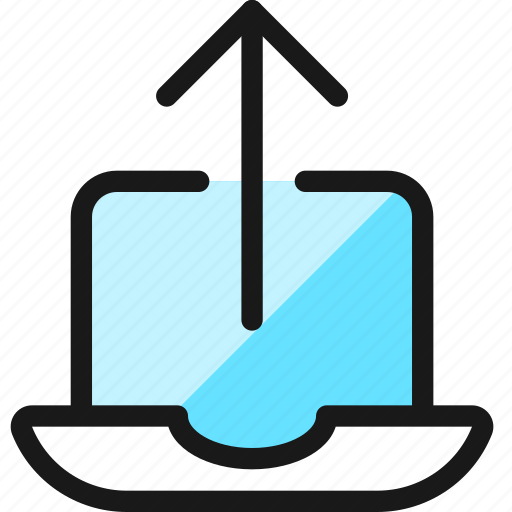 Laptop, upload icon - Download on Iconfinder on Iconfinder