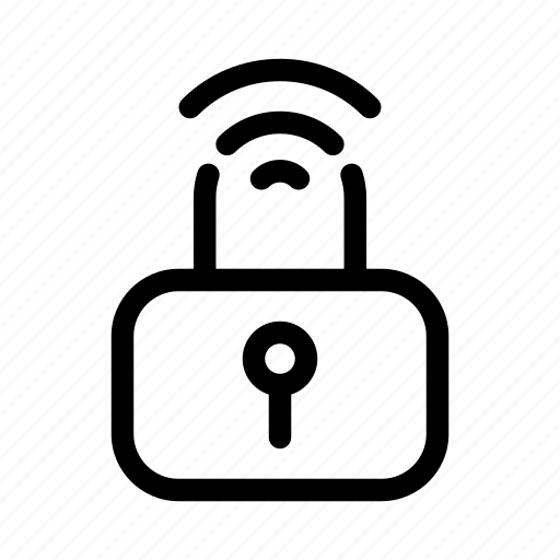 Internet, lock, padlock, security, smart, wireless icon - Download on Iconfinder