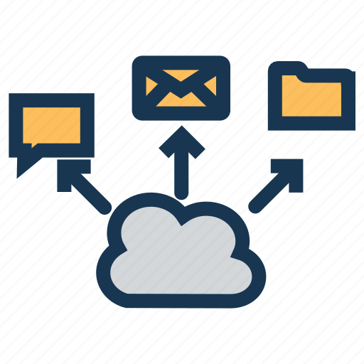 Cloud, clients, communication, email icon - Download on Iconfinder