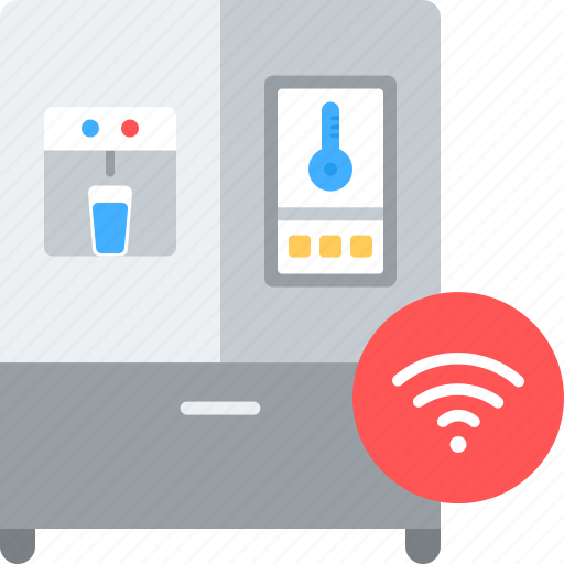 Refrigerator, smart, wifi icon - Download on Iconfinder