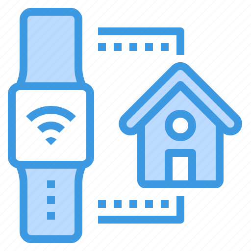 House, smart, control, internet, home, things, watch icon - Download on Iconfinder