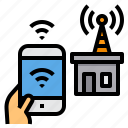 technology, internet, radio, signal, wifi, antena, smartphone