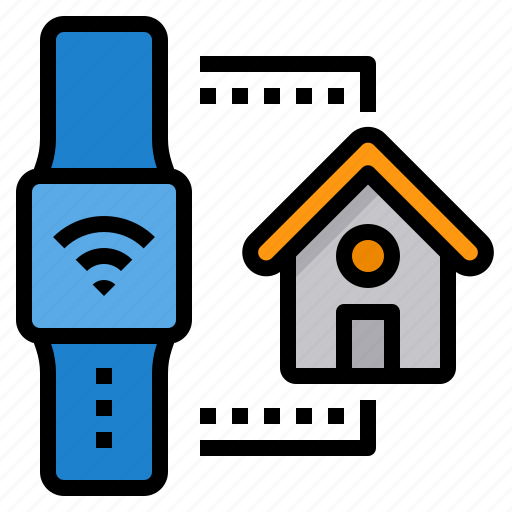 Smart, home, internet, things, watch, house, control icon - Download on Iconfinder