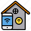 smart, home, internet, things, house, smartphone, control 