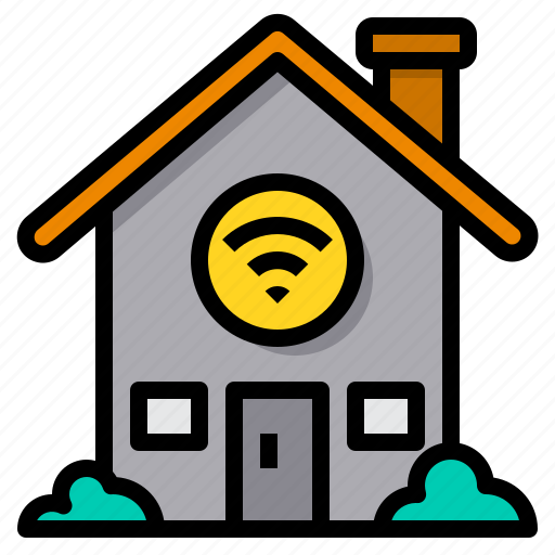 Smart, home, internet, things, wireless, house, control icon - Download on Iconfinder