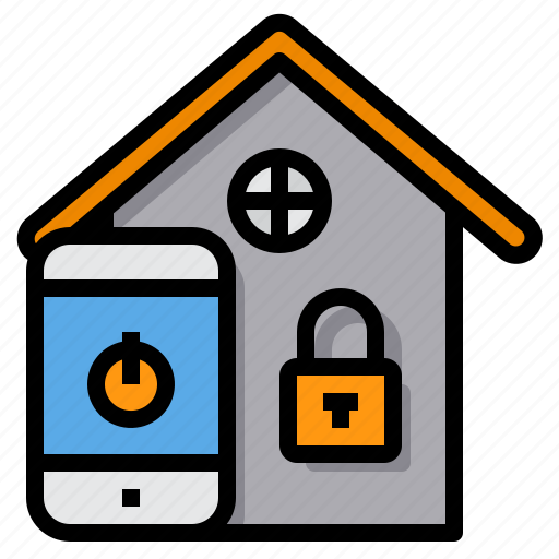 Smart, home, internet, things, house, smartphone, control icon - Download on Iconfinder