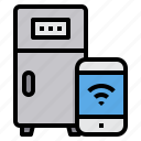 refrigerator, smart, internet, app, things, smartphone
