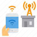 smartphone, radio, wifi, signal, internet, technology, antena