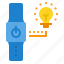 watch, smart, control, internet, things, light, wristwatch 